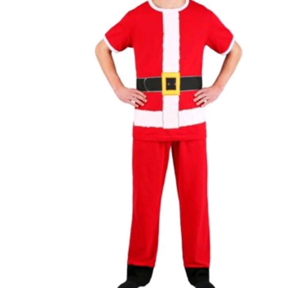 Mens Santa Pajamas NWTS